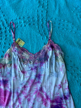 Load image into Gallery viewer, Purple and Blue Tie Dye Slip Dress
