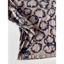 Load image into Gallery viewer, Navy &amp; Purple Shibori Bleach Dyed Carhartt T-Shirt Long Sleeve Size Large
