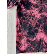 Load image into Gallery viewer, Black &amp; Pink Bleach Dyed Carhartt T-Shirt Short Sleeve Size Small
