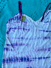 Load image into Gallery viewer, Purple Shibori Slip Dress
