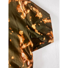 Load image into Gallery viewer, Green &amp; Orange Bleach Dyed Carhartt T-Shirt Long Sleeve
