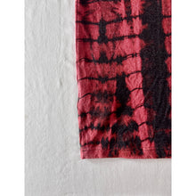 Load image into Gallery viewer, Black &amp; Pink Shibori Bleach Dyed Carhartt T-Shirt Short Sleeve Size Small
