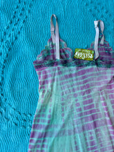 Load image into Gallery viewer, Teal and Pink Slip Dress
