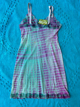 Load image into Gallery viewer, Teal and Pink Slip Dress
