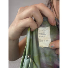 Load image into Gallery viewer, Vintage 1970s Hand Dyed Rainbow Ombre Nylon Maxi Skirt
