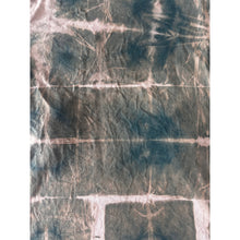 Load image into Gallery viewer, Green &amp; Tan Shibori Bleach Dyed Carhartt T-Shirt Long Sleeve Size Large
