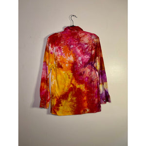 Ice Dyed Button Up Shirt