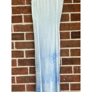 Antique Hand Dyed Slip Dress Ombré Blue Shibori