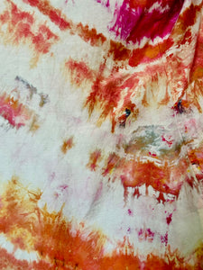 Shibori Dyed Vintage Silk Blouse