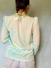 Load image into Gallery viewer, Hand Dyed Pastel Vintage Blouse
