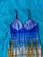 Load image into Gallery viewer, Blue and Orange Tie Dye Slip Dress
