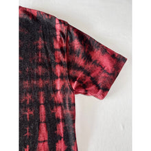 Load image into Gallery viewer, Black &amp; Pink Shibori Bleach Dyed Carhartt T-Shirt Short Sleeve Size Small
