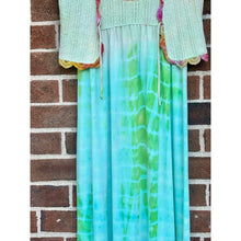 Load image into Gallery viewer, Vintage 1970s Ombré Dyed Maxi Dress &amp; Jacket
