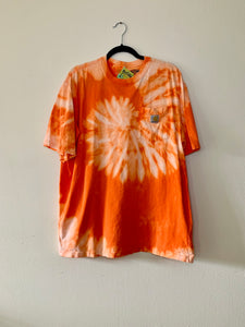 Reverse Spiral Tie Dye Carhartt T-shirt
