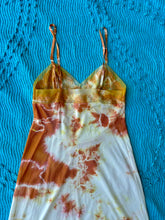 Load image into Gallery viewer, Orange Tie Dye Slip Dress
