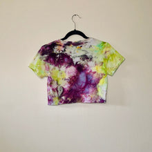 Load image into Gallery viewer, Hand Dyed T-shirt - Purple and Lime
