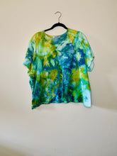 Load image into Gallery viewer, Hand Dyed T-shirt - Blue and Green
