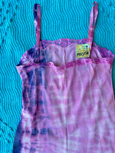 Pink and Purple Vintage Teddy or Body Suit