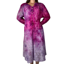Load image into Gallery viewer, Hand Dyed Vintage 1980s Lace Dress Topper
