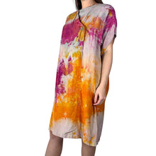 Load image into Gallery viewer, Hand Dyed Vintage 1980s Silk Shift Dress
