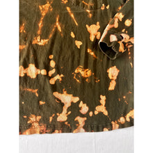 Load image into Gallery viewer, Green &amp; Orange Bleach Dyed Carhartt T-Shirt Long Sleeve
