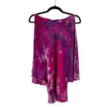 Load image into Gallery viewer, Vintage 1970s Hand Ice Dyed Silk Beaded Scarf Blouse
