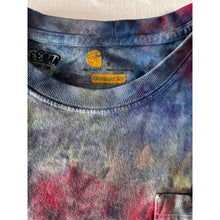 Load image into Gallery viewer, Rainbow Ice Dye Carhartt T-Shirt Short Sleeve Size Small
