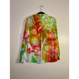 Ice Dyed Button Up Shirt