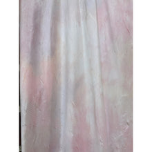 Load image into Gallery viewer, Antique Hand Dyed Rayon Slip Dress Pastel Pink Purple Lace Trim

