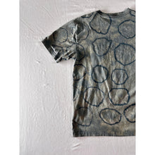 Load image into Gallery viewer, Blue Shibori Bleach Dyed Carhartt T-Shirt Short Sleeve Size Small
