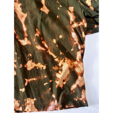 Load image into Gallery viewer, Green &amp; Orange Bleach Dyed Carhartt T-Shirt Long Sleeve
