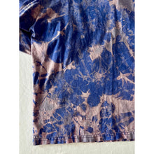 Load image into Gallery viewer, Blue &amp; Purple Bleach Dyed Carhartt T-Shirt Long Sleeve
