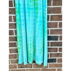 Vintage 1970s Ombré Dyed Maxi Dress & Jacket