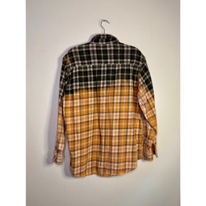 Bleach Dipped Vintage Flannel