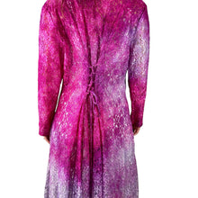 Load image into Gallery viewer, Hand Dyed Vintage 1980s Lace Dress Topper
