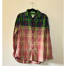 Load image into Gallery viewer, Bleach Dipped Vintage Flannel
