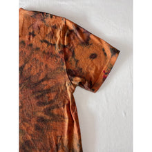 Load image into Gallery viewer, Orange &amp; Black Spiral Carhartt T-Shirt Short Sleeve Size Small
