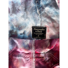 Load image into Gallery viewer, Ice Dyed Vintage Overall Shorts Pink Blue Purple
