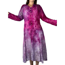 Load image into Gallery viewer, Hand Dyed Vintage 1980s Lace Dress Topper
