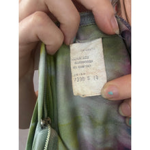 Load image into Gallery viewer, Vintage 1970s Hand Dyed Rainbow Ombre Nylon Maxi Skirt
