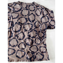 Load image into Gallery viewer, Navy &amp; Purple Shibori Bleach Dyed Carhartt T-Shirt Long Sleeve Size Large
