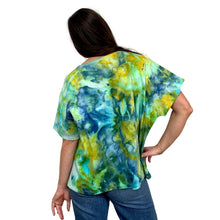 Load image into Gallery viewer, Hand Dyed Vintage T-Shirt - Blue &amp; Green
