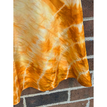 Load image into Gallery viewer, Hand Dyed Antique Slip Dress Yellow Orange Ombre
