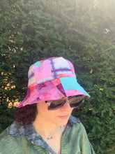 Load image into Gallery viewer, Wild Card - Patchwork Bucket Hat

