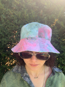 Perfect Pink - Summer Storm Lining - Patchwork Bucket Hat
