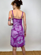 Load image into Gallery viewer, Hand Dyed Funky Purple Vintage Slip Dress
