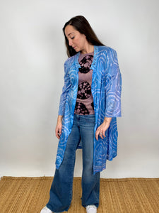 Tie Dye Vintage Robe or Duster