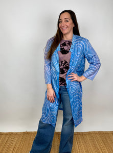 Tie Dye Vintage Robe or Duster