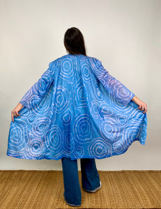 Tie Dye Vintage Robe or Duster