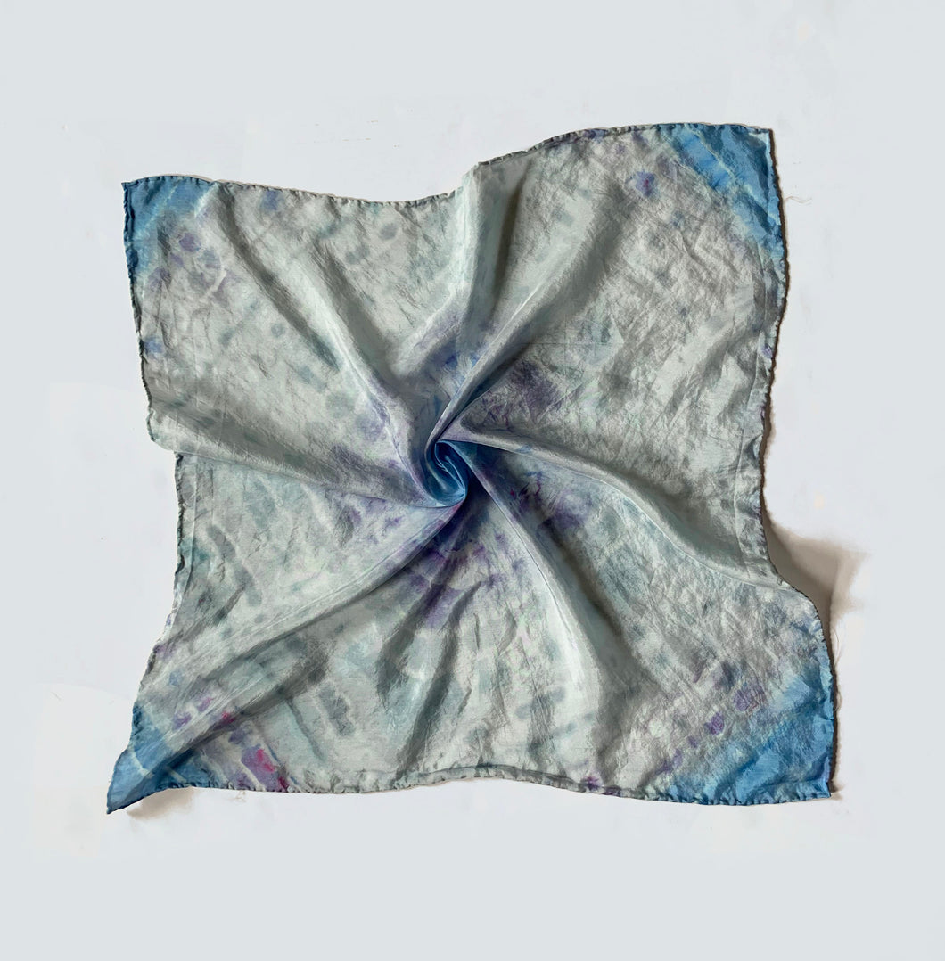 Tie Dye Silk Scarf